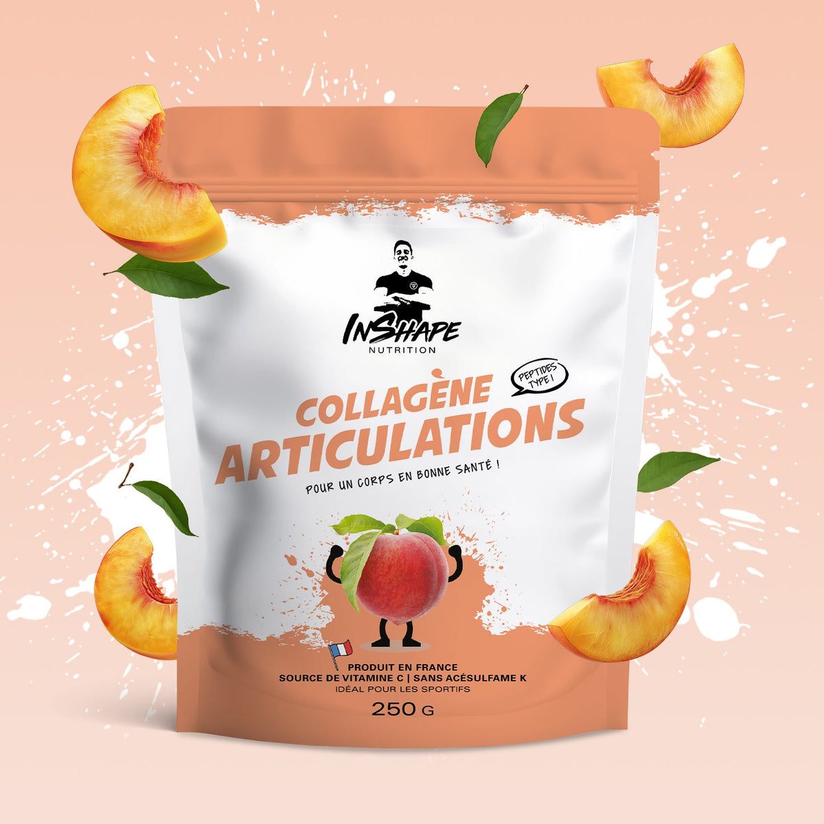 Collagène saveur thé pêche